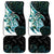 Proud Aotearoa Car Mats Maori Silver Fern Mix Paua Shell Pattern