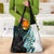 Proud Aotearoa Grocery Bag Maori Silver Fern Mix Paua Shell Pattern