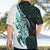 Proud Aotearoa Hawaiian Shirt Maori Silver Fern Mix Paua Shell Pattern