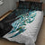 Proud Aotearoa Quilt Bed Set Maori Silver Fern Mix Paua Shell Pattern