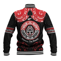 Aotearoa Toitu Te Tiriti Baseball Jacket Haka Tiki Honour The Treaty LT14 - Polynesian Pride