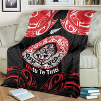 Aotearoa Toitu Te Tiriti Blanket Haka Tiki Honour The Treaty LT14 - Polynesian Pride