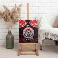 Aotearoa Toitu Te Tiriti Canvas Wall Art Haka Tiki Honour The Treaty LT14 - Polynesian Pride