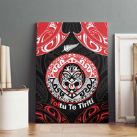 Aotearoa Toitu Te Tiriti Canvas Wall Art Haka Tiki Honour The Treaty LT14 - Polynesian Pride