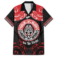 Aotearoa Toitu Te Tiriti Family Matching Puletasi and Hawaiian Shirt Haka Tiki Honour The Treaty