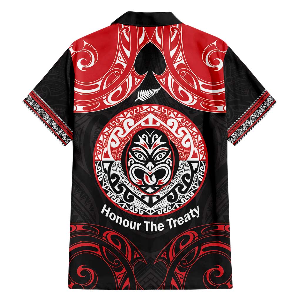 Aotearoa Toitu Te Tiriti Hawaiian Shirt Haka Tiki Honour The Treaty LT14 - Polynesian Pride