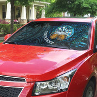 Personalized New Zealand Darts Beer Auto Sun Shade Paua Shell Aotearoa Maori Tattoo - Polynesian Pride