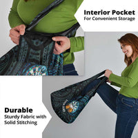 Personalized New Zealand Darts Beer Grocery Bag Paua Shell Aotearoa Maori Tattoo - Polynesian Pride