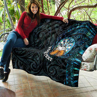 Personalized New Zealand Darts Beer Quilt Paua Shell Aotearoa Maori Tattoo - Polynesian Pride