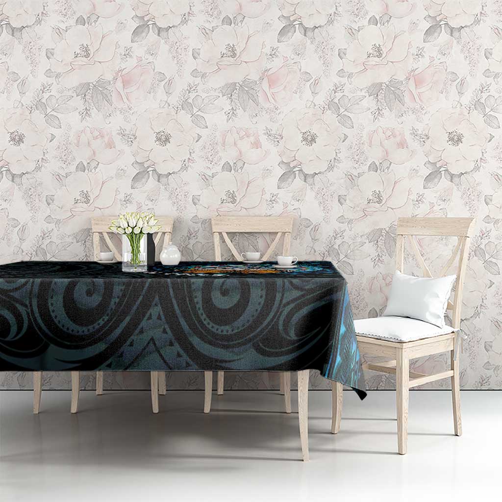 Personalized New Zealand Darts Beer Tablecloth Paua Shell Aotearoa Maori Tattoo - Polynesian Pride