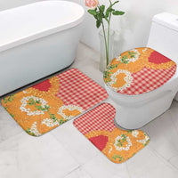 Prince Kuhio Aloha Hawaii Bathroom Set Plumeria Ilima Lei Palaka Motifs LT14 - Polynesian Pride