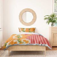 Prince Kuhio Aloha Hawaii Bedding Set Plumeria Ilima Lei Palaka Motifs LT14 - Polynesian Pride