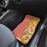 Prince Kuhio Aloha Hawaii Car Mats Plumeria Ilima Lei Palaka Motifs LT14 - Polynesian Pride