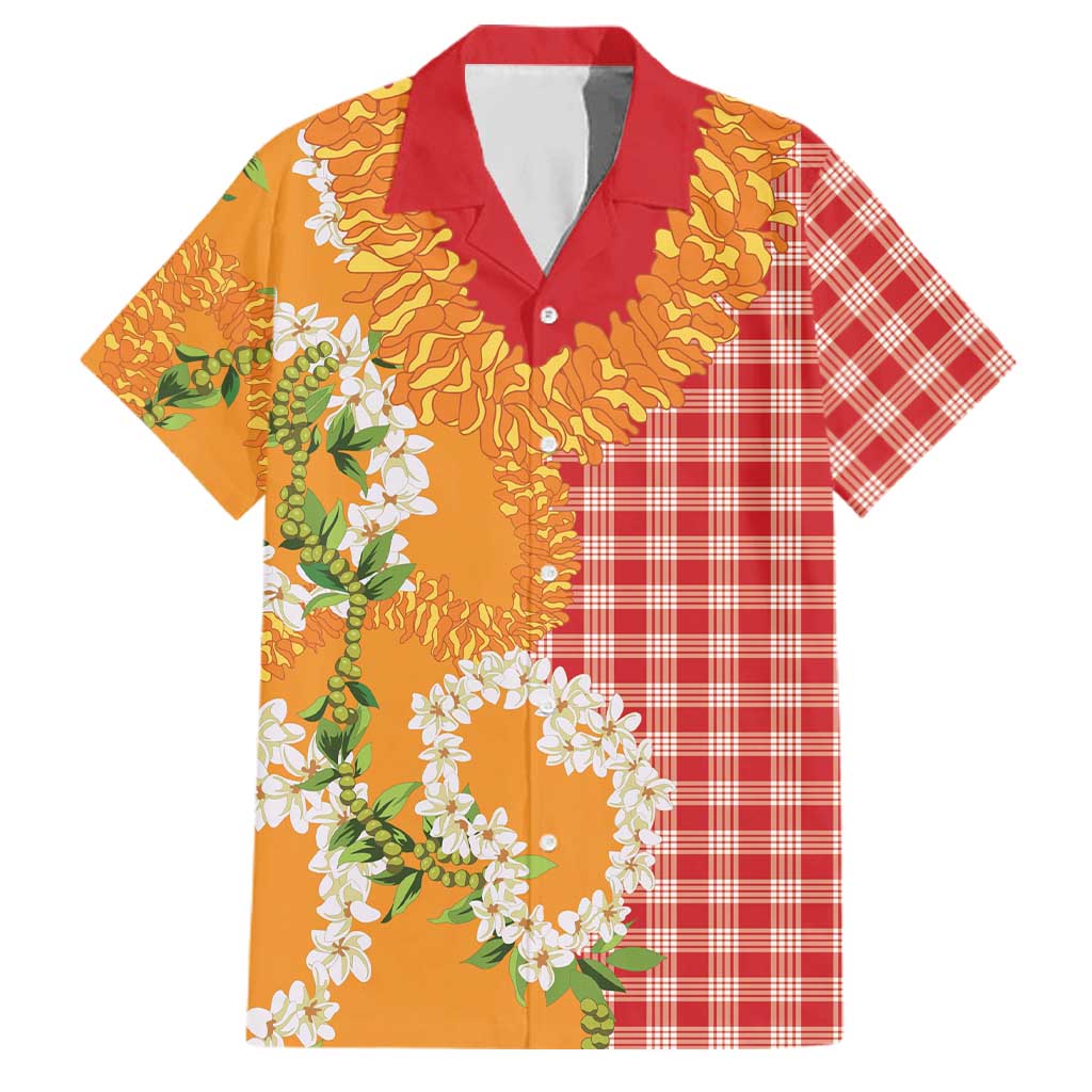 Prince Kuhio Aloha Hawaii Family Matching Long Sleeve Bodycon Dress and Hawaiian Shirt Plumeria Ilima Lei Palaka Motifs