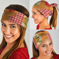 Prince Kuhio Aloha Hawaii Neck Gaiter Plumeria Ilima Lei Palaka Motifs LT14 - Polynesian Pride