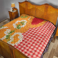 Prince Kuhio Aloha Hawaii Quilt Plumeria Ilima Lei Palaka Motifs LT14 - Polynesian Pride