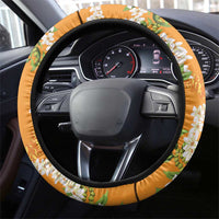 Prince Kuhio Aloha Hawaii Steering Wheel Cover Plumeria Ilima Lei Palaka Motifs LT14 - Polynesian Pride