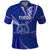 Custom Tonga Tupou College Polo Shirt Class Of Year Tongan Ngatu Pattern LT14 Blue - Polynesian Pride