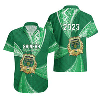 Personalised Tonga Saineha High School Hawaiian Shirt Class Of Year Tongan Ngatu Pattern LT14 - Polynesian Pride