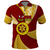 Custom Tonga High School Polo Shirt Class Of Year Tongan Ngatu Pattern LT14 Maroon - Polynesian Pride