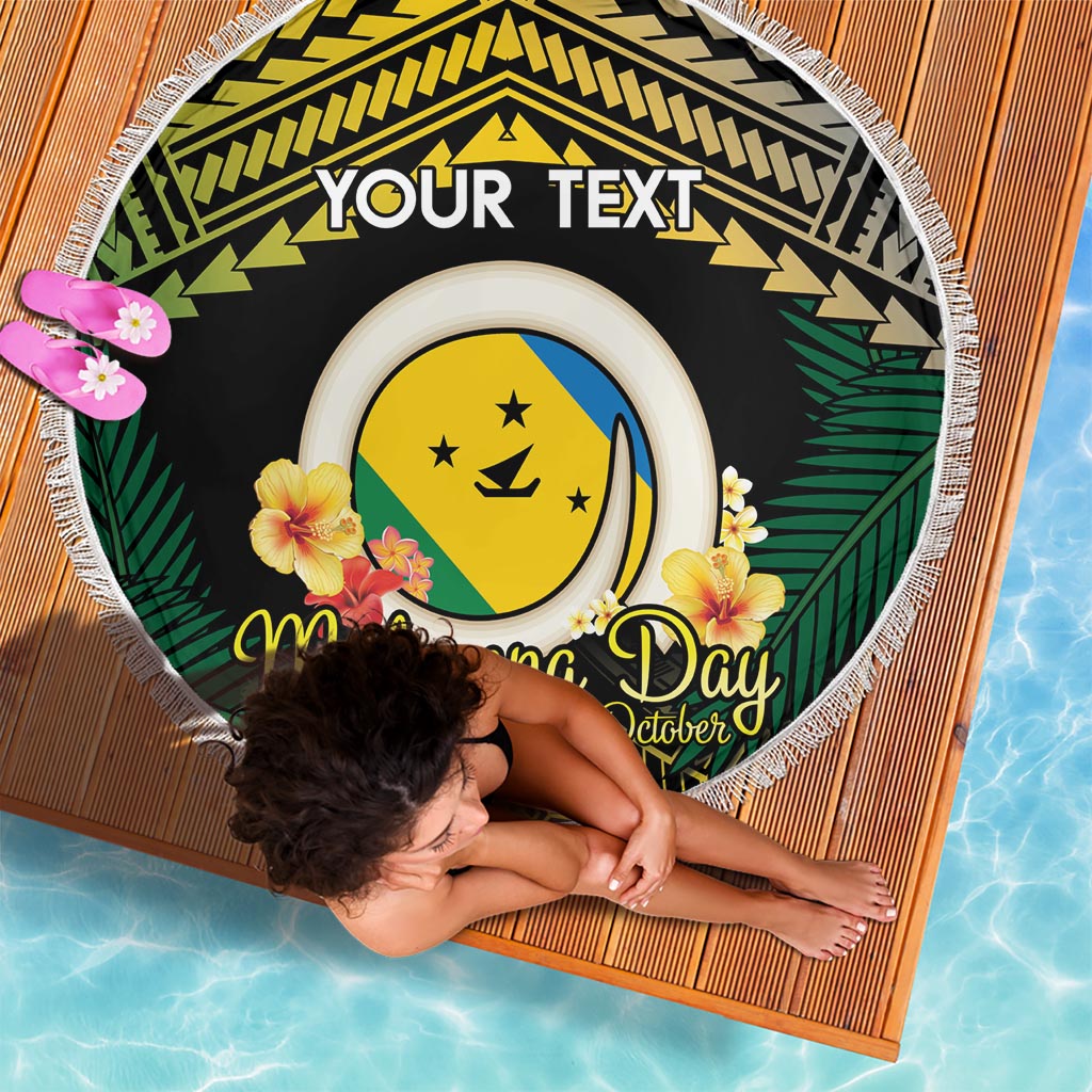 Personalised Malampa Day Beach Blanket Vanuatu Provinces Polynesian Pattern LT14 - Polynesian Pride