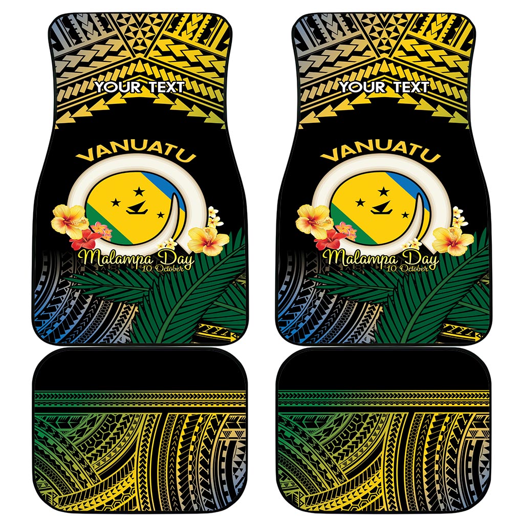 Personalised Malampa Day Car Mats Vanuatu Provinces Polynesian Pattern LT14 - Polynesian Pride