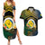 Personalised Malampa Day Couples Matching Summer Maxi Dress and Hawaiian Shirt Vanuatu Provinces Polynesian Pattern