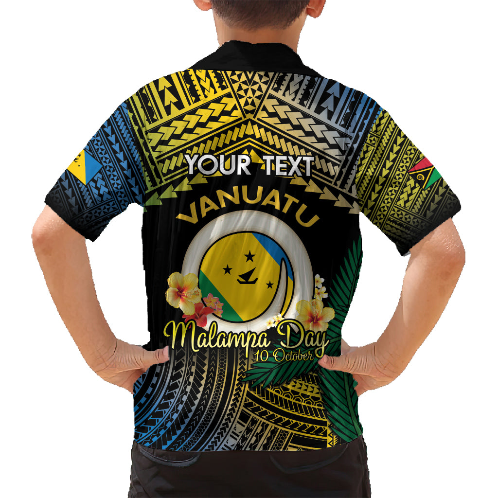 Personalised Malampa Day Family Matching Long Sleeve Bodycon Dress and Hawaiian Shirt Vanuatu Provinces Polynesian Pattern LT14 - Polynesian Pride