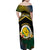 Personalised Malampa Day Family Matching Off Shoulder Maxi Dress and Hawaiian Shirt Vanuatu Provinces Polynesian Pattern