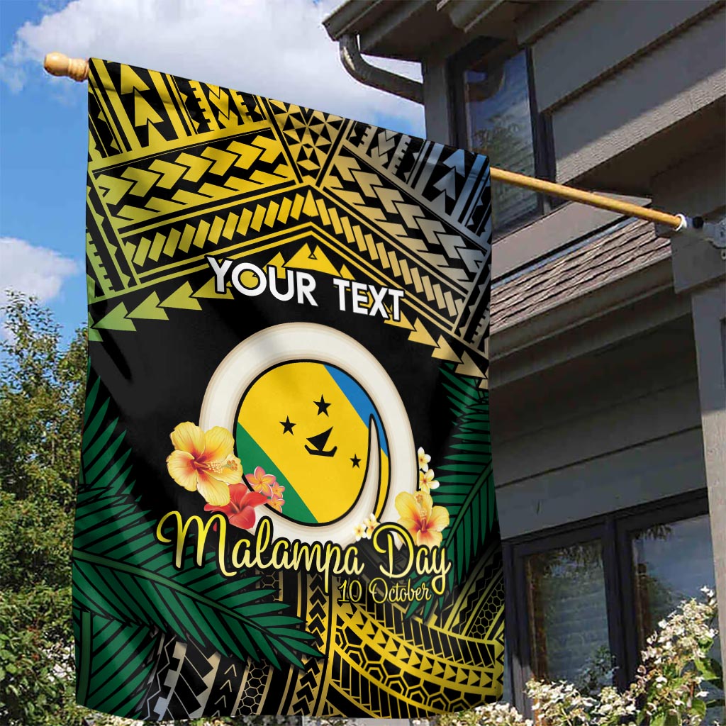 Personalised Malampa Day Garden Flag Vanuatu Provinces Polynesian Pattern LT14 - Polynesian Pride