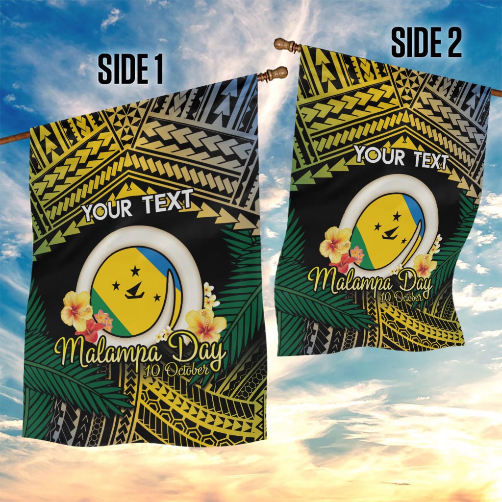 Personalised Malampa Day Garden Flag Vanuatu Provinces Polynesian Pattern LT14 - Polynesian Pride