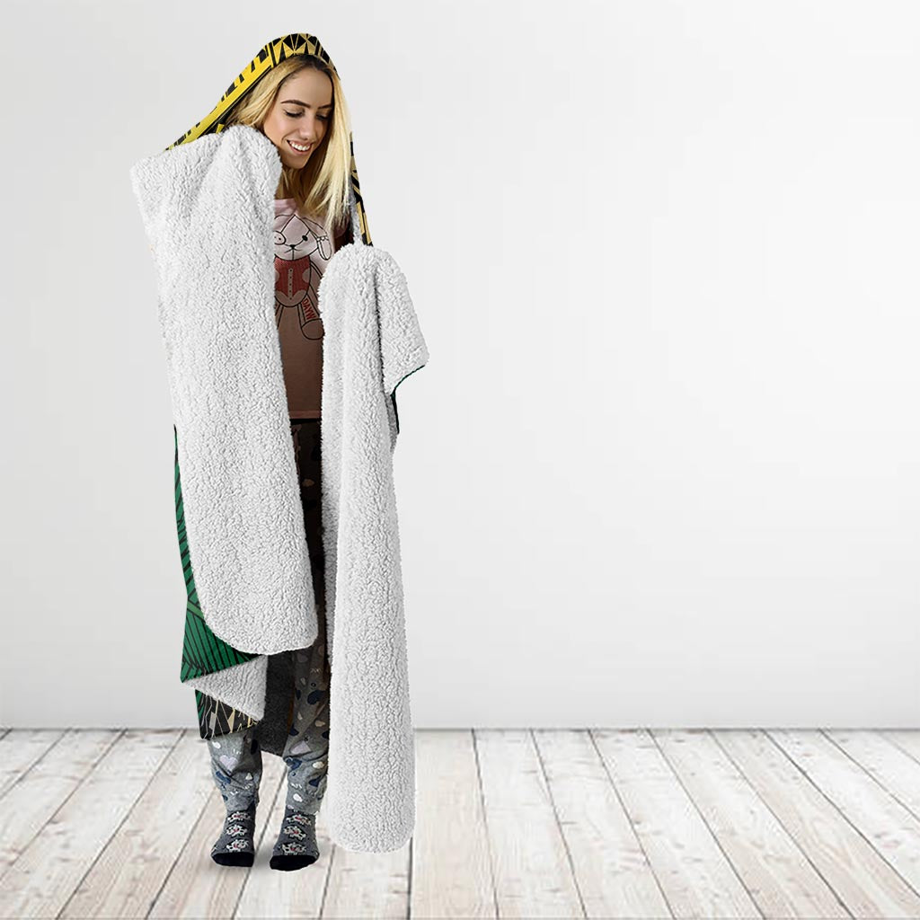 Personalised Malampa Day Hooded Blanket Vanuatu Provinces Polynesian Pattern LT14 - Polynesian Pride
