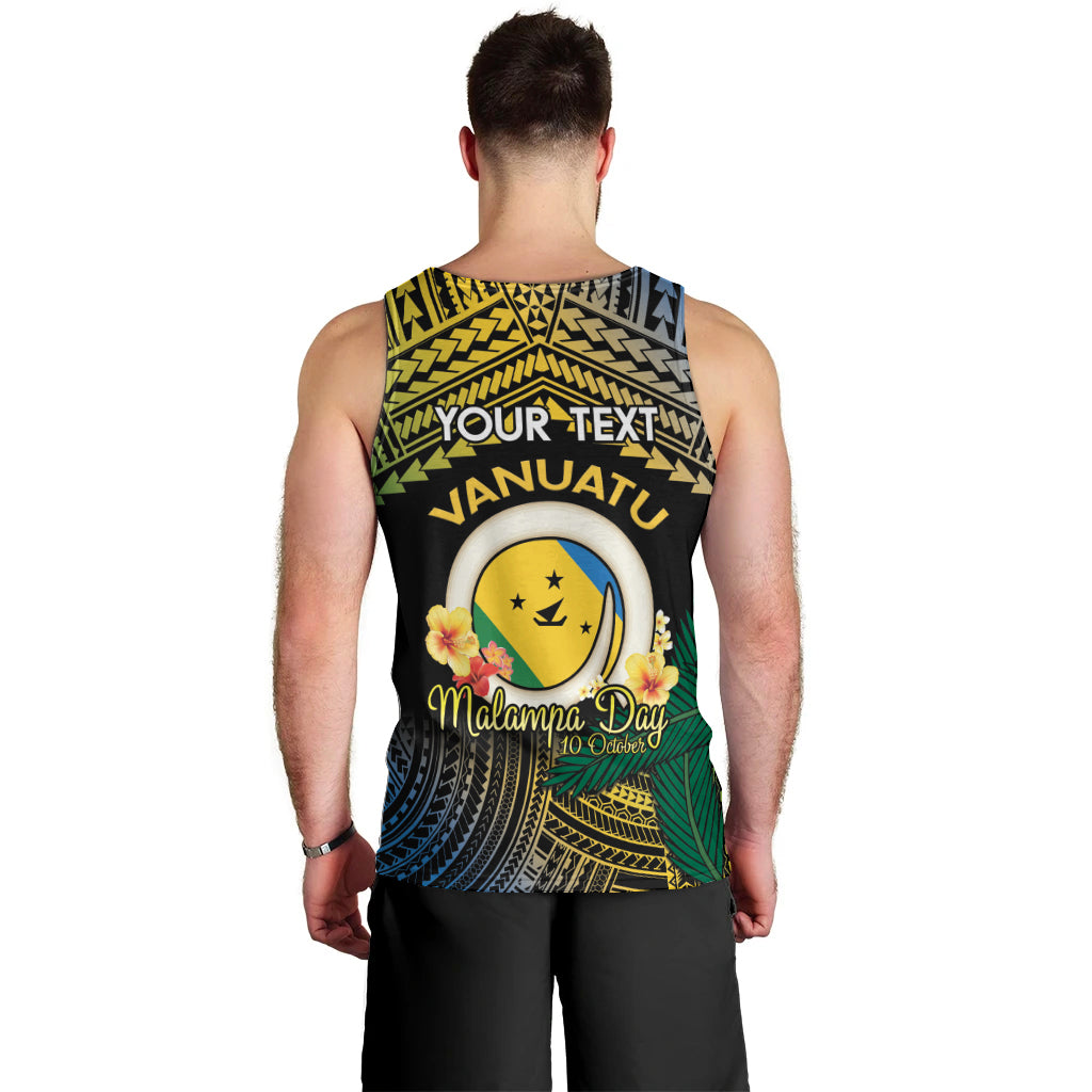 Personalised Malampa Day Men Tank Top Vanuatu Provinces Polynesian Pattern LT14 - Polynesian Pride