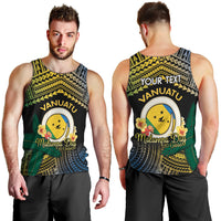 Personalised Malampa Day Men Tank Top Vanuatu Provinces Polynesian Pattern LT14 - Polynesian Pride