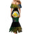 Personalised Malampa Day Mermaid Dress Vanuatu Provinces Polynesian Pattern