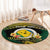 Personalised Malampa Day Round Carpet Vanuatu Provinces Polynesian Pattern