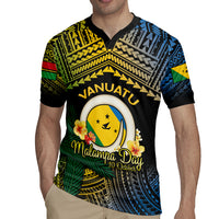 Personalised Malampa Day Rugby Jersey Vanuatu Provinces Polynesian Pattern
