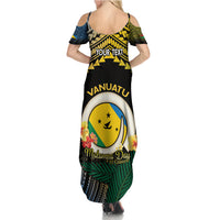 Personalised Malampa Day Summer Maxi Dress Vanuatu Provinces Polynesian Pattern LT14 - Polynesian Pride