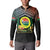 Personalised Penama Day Button Sweatshirt Vanuatu Provinces Polynesian Pattern