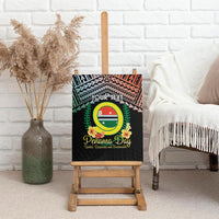 Personalised Penama Day Canvas Wall Art Vanuatu Provinces Polynesian Pattern LT14 - Polynesian Pride