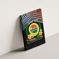 Personalised Penama Day Canvas Wall Art Vanuatu Provinces Polynesian Pattern LT14 - Polynesian Pride