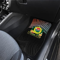 Personalised Penama Day Car Mats Vanuatu Provinces Polynesian Pattern LT14 - Polynesian Pride