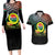 Personalised Penama Day Couples Matching Long Sleeve Bodycon Dress and Hawaiian Shirt Vanuatu Provinces Polynesian Pattern