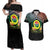 Personalised Penama Day Couples Matching Off Shoulder Maxi Dress and Hawaiian Shirt Vanuatu Provinces Polynesian Pattern