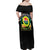 Personalised Penama Day Family Matching Off Shoulder Maxi Dress and Hawaiian Shirt Vanuatu Provinces Polynesian Pattern