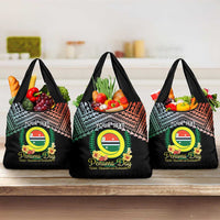 Personalised Penama Day Grocery Bag Vanuatu Provinces Polynesian Pattern