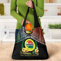 Personalised Penama Day Grocery Bag Vanuatu Provinces Polynesian Pattern