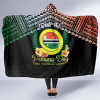 Personalised Penama Day Hooded Blanket Vanuatu Provinces Polynesian Pattern LT14 - Polynesian Pride