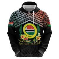 Personalised Penama Day Hoodie Vanuatu Provinces Polynesian Pattern