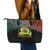 Personalised Penama Day Leather Tote Bag Vanuatu Provinces Polynesian Pattern